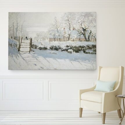 ” The Magpie ” by Claude Monet - Chic Decora