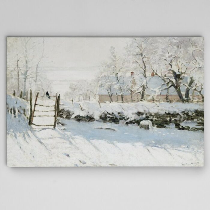 ” The Magpie ” by Claude Monet - Chic Decora