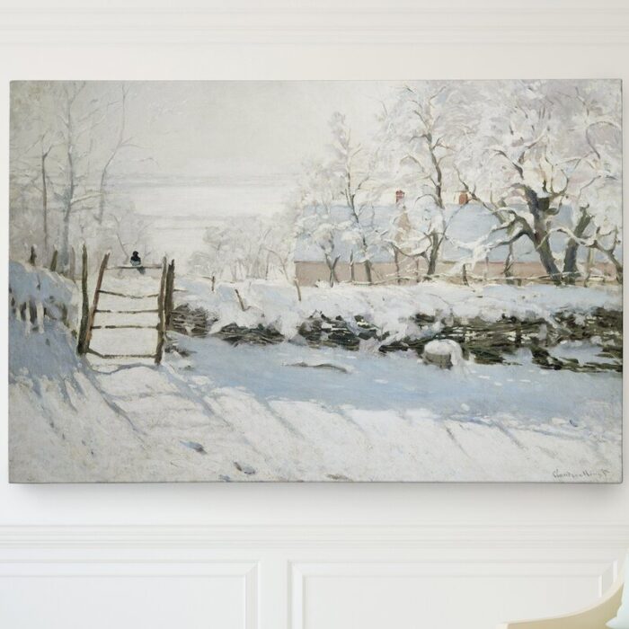 ” The Magpie ” by Claude Monet - Chic Decora