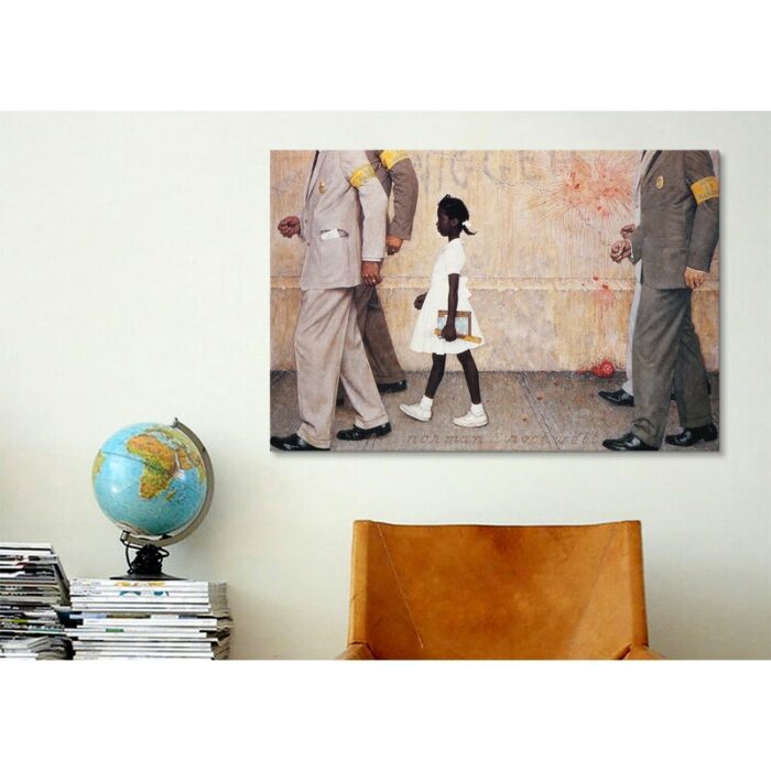 ” The Problem We All Live With (Ruby Bridges) ” by Norman Rockwell - Chic Decora