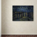 ” The Starry Night Over The Rhone ” by Vincent Van Gogh - Chic Decora