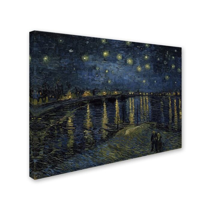 ” The Starry Night Over The Rhone ” by Vincent Van Gogh - Chic Decora