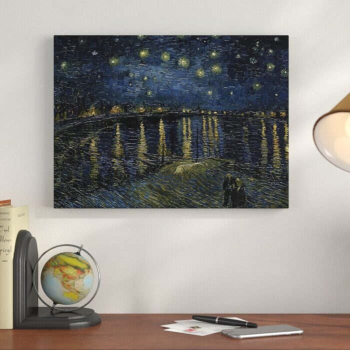 ” The Starry Night Over The Rhone ” by Vincent Van Gogh - Chic Decora