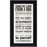 ” Things We Learn From A Dog ” by Tonya Gunn - Chic Decora