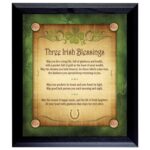 ” Three Irish Blessings With 4 Lucky Irish Pennies “ - Chic Decora