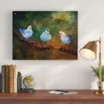 ” Three Little Blue Birds ” by Lois Bryan - Chic Decora