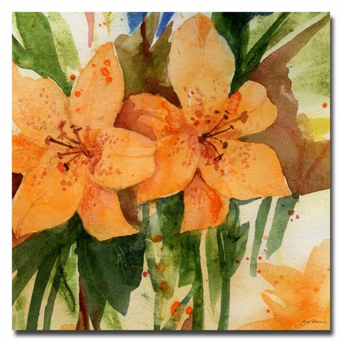 ” Tiger Lilies ” by Sheila Golden - Chic Decora