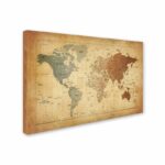 ” Time Zones Map Of The World ” by Michael Tompsett - Chic Decora