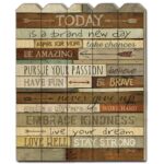 ” Today Is A Brand New Day ” by Graffitee Studios - Chic Decora