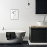 ” Toilet Paper Roll Patent Black And White Bathroom Design “ - Chic Decora