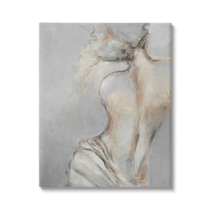 ” Traditional Portrait Nude Woman Baroque Painting ” by Liz Jardine Painting Print - Chic Decora