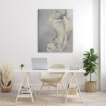 ” Traditional Portrait Nude Woman Baroque Painting ” by Liz Jardine Painting Print - Chic Decora