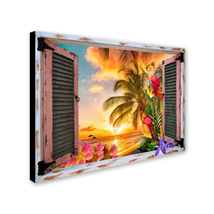 ” Tropical Window To Paradise II ” by Leo Kelly - Chic Decora