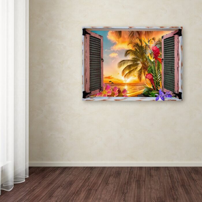 ” Tropical Window To Paradise II ” by Leo Kelly - Chic Decora