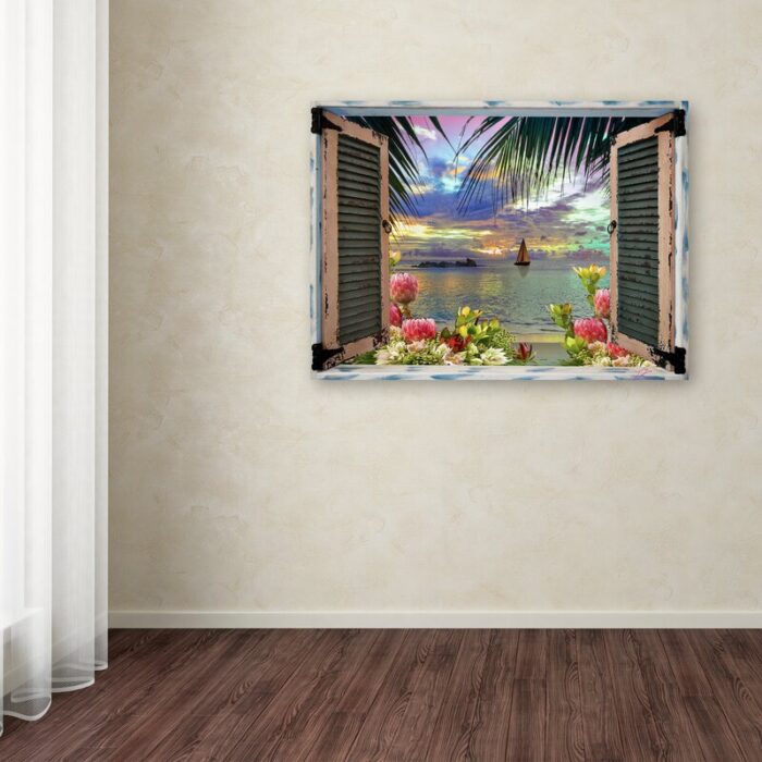 ” Tropical Window To Paradise III ” by Leo Kelly - Chic Decora