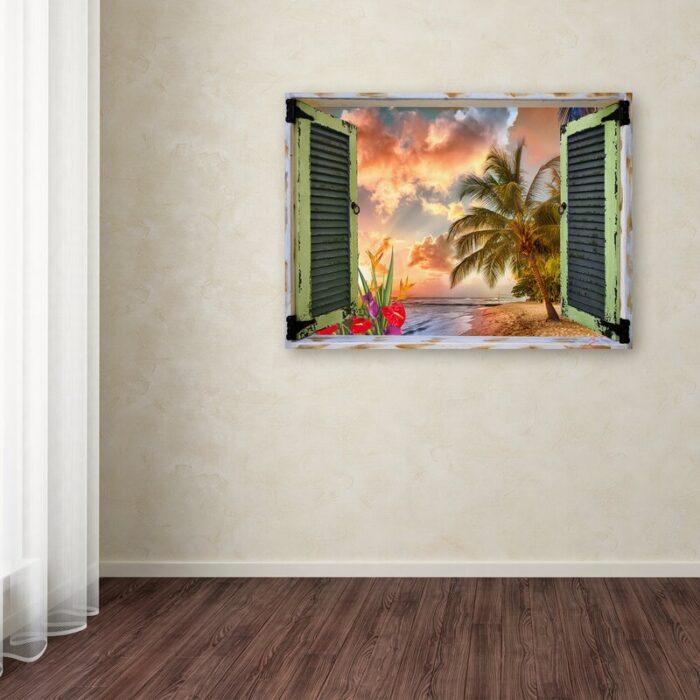 ” Tropical Window To Paradise IV ” by Leo Kelly - Chic Decora