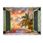 ” Tropical Window To Paradise IV ” by Leo Kelly - Chic Decora