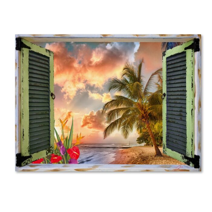 ” Tropical Window To Paradise IV ” by Leo Kelly - Chic Decora