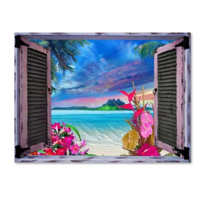 ” Tropical Window To Paradise VII ” by Leo Kelly - Chic Decora