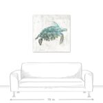 ” Turquoise Sea Turtle “ - Chic Decora