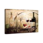 ” Tuscan Vineyard Wine “ - Chic Decora