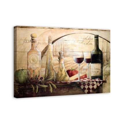 ” Tuscan Vineyard Wine “ - Chic Decora