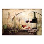 ” Tuscan Vineyard Wine “ - Chic Decora