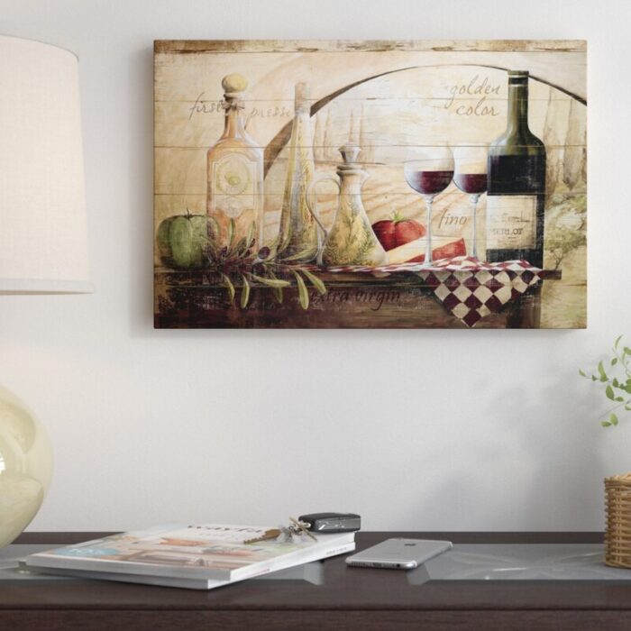 ” Tuscan Vineyard Wine “ - Chic Decora