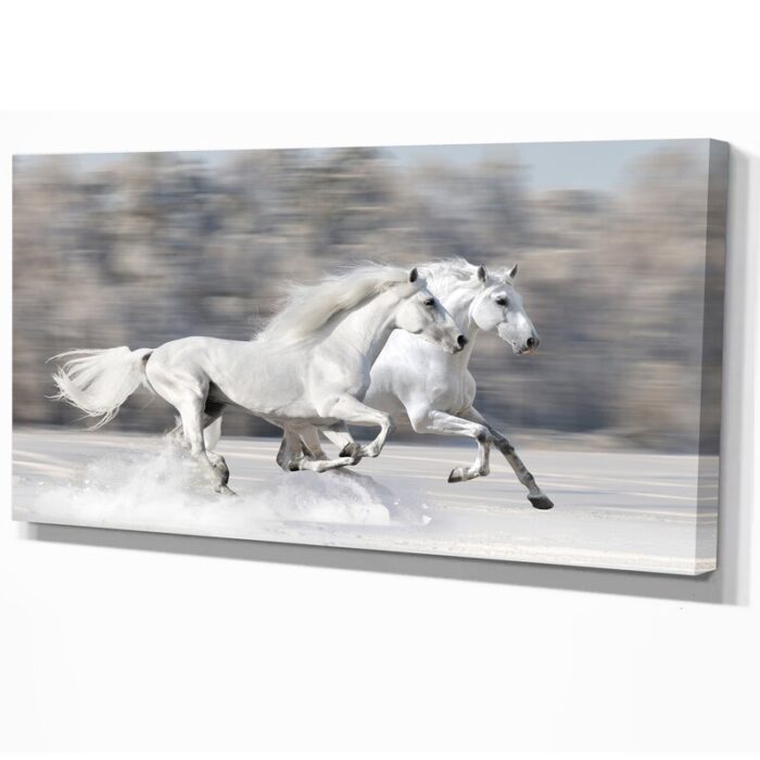 ” Two White Horse “ - Chic Decora