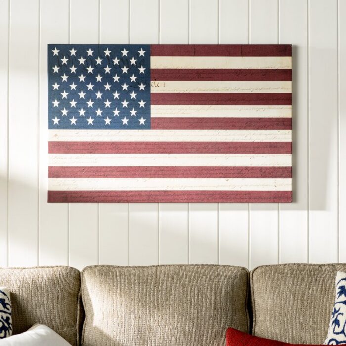 ” U.S. Constitution American Flag ” by ICanvas - Chic Decora