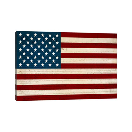 ” U.S. Constitution American Flag ” by ICanvas - Chic Decora