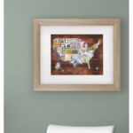 ” USA License Plate Map ” by Masters Fine Art - Chic Decora