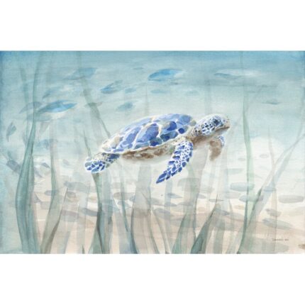 ” Undersea Turtle ” by Danhui Nai - Chic Decora