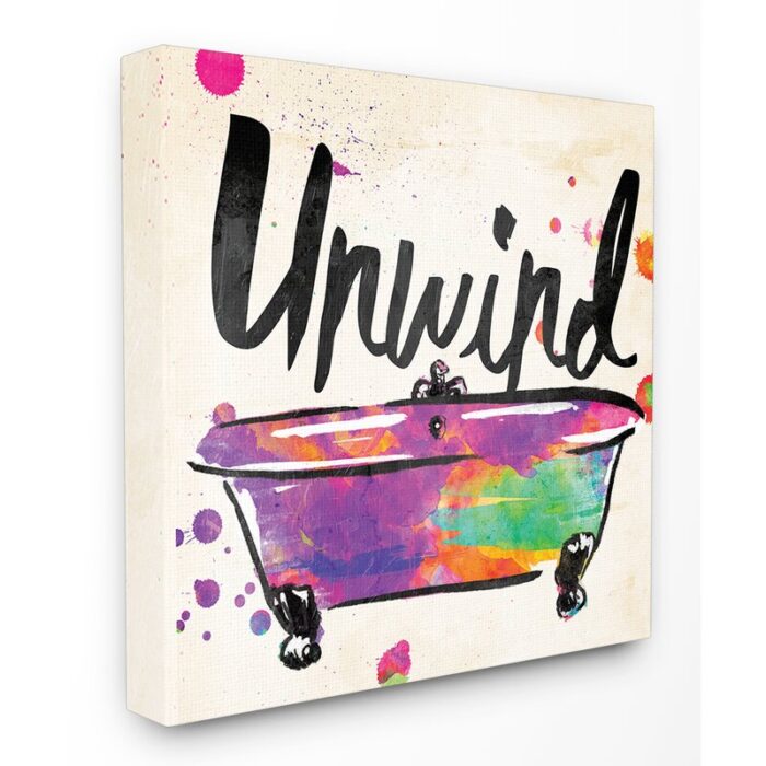 ” Unwind Rainbow Colors Icon Bath “ - Chic Decora