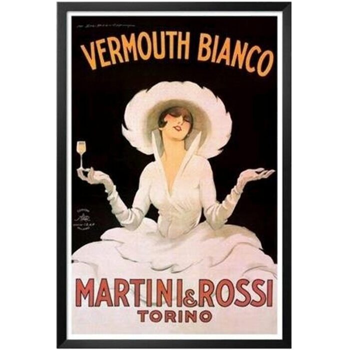 ” Vermouth Bianco Martini And Rossi ” by Marcello Dudovich - Chic Decora