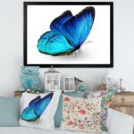 ” Vibrant Blue Butterfly “ - Chic Decora