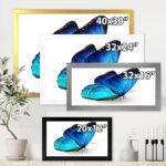 ” Vibrant Blue Butterfly “ - Chic Decora