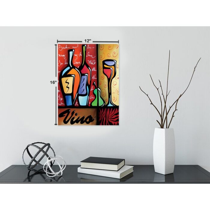 ” Vino Wine ” by Tom Fedro - Chic Decora