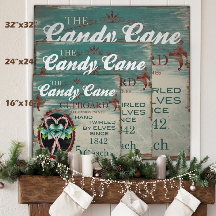 ” Vintage Ad: Candy Canes “ - Chic Decora