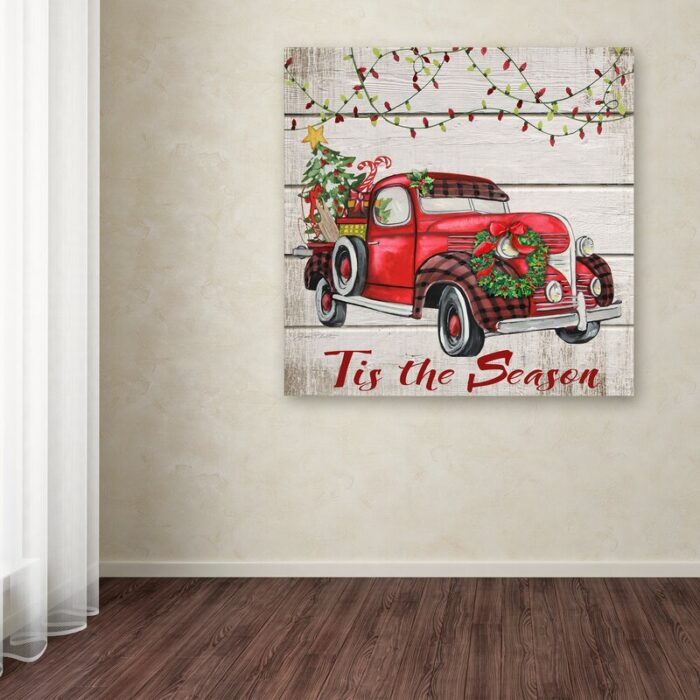 ” Vintage Christmas Truck 5 ” by Jean Plout - Chic Decora