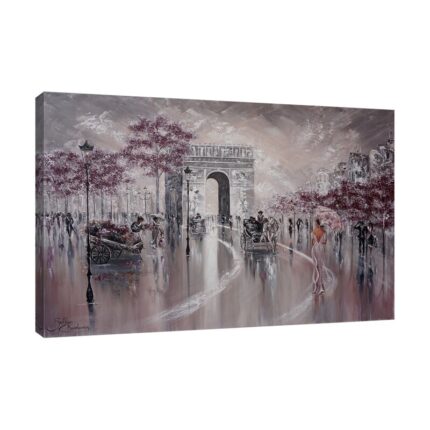 ” Vintage Glimpse, Paris Flair I ” by Isabella Karolewicz Painting Print - Chic Decora