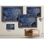 ” Vintage Map Texas “ - Chic Decora