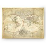 ” Vintage World Map II “ - Chic Decora