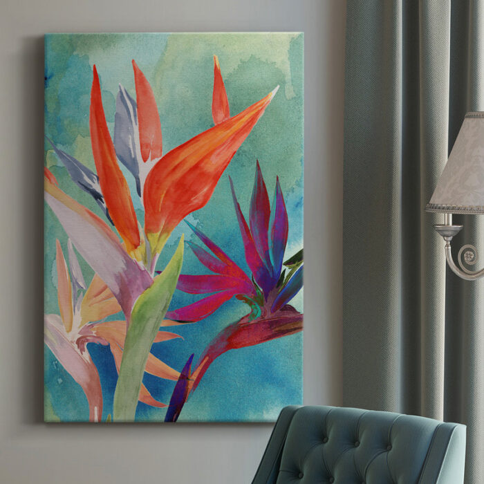 ” Vivid Birds Of Paradise I “ - Chic Decora