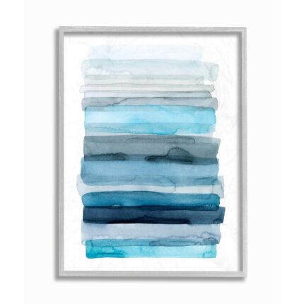 ” Water Inspired Abstract Lines ” by Grace Popp - Chic Decora