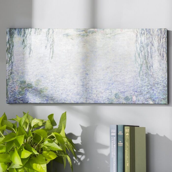 ” Water Lilies, Morning ” by Claude Monet Painting Print - Chic Decora