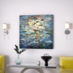 ” Water Reflection ” Painting Print - Chic Decora