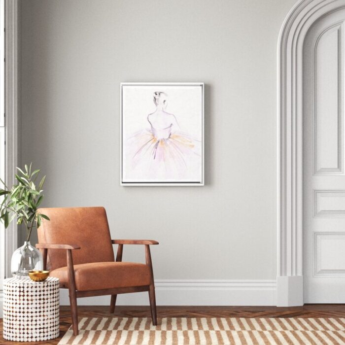 ” Watercolor Ballerina II ” by Jennifer Paxton Parker Painting Print - Chic Decora