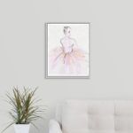 ” Watercolor Ballerina II ” by Jennifer Paxton Parker Painting Print - Chic Decora