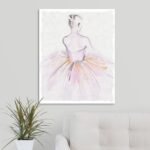 ” Watercolor Ballerina II ” by Jennifer Paxton Parker Painting Print - Chic Decora